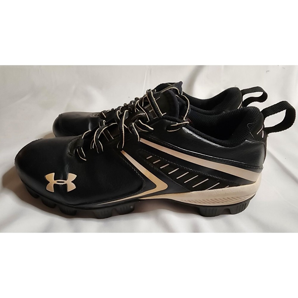 under armour football cleats black and white